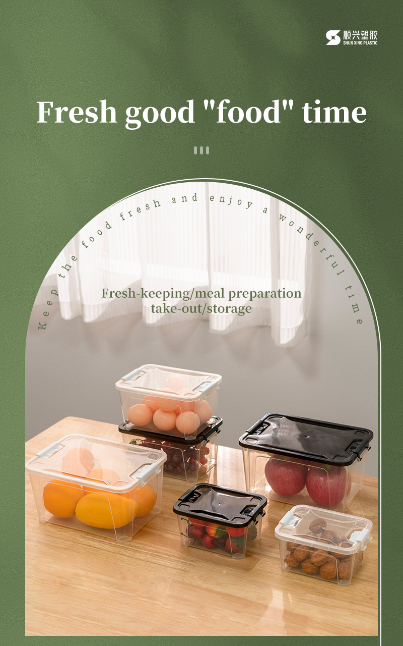 ITEM NO.3019 Factory 700ml/1500ml/2800ml Kitchen Food Storage Box Set Refrigerator Organizer With Lid Fresh Keeping Plastic Container For Crisper supplier
