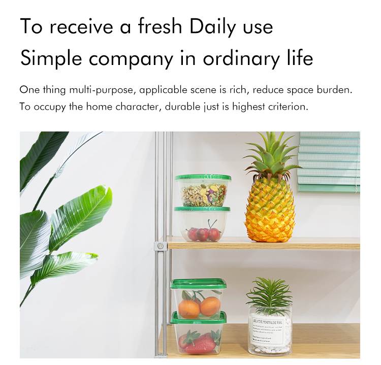 ITEM NO.008 Factory 380ml Microwave Safe Eco Friendly Round Airtight Plastic Food Crisper Storage Container for Home Kitchen Organization factory