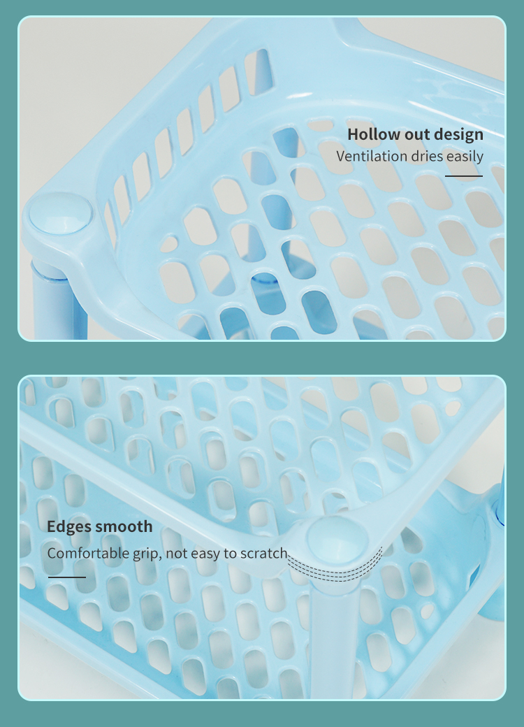 Factory Directly Multi-layer Household Classical Countertop Kitchen Corner Plastic Rack Organizer Triangle Holders Storage Shelf supplier
