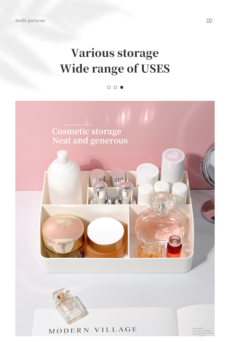 ITEM NO.5013 A Factory Multifunctional Desktop Drawer Stationery Container Plastic Cosmetic Storage Box Office Desk Organizers manufacture