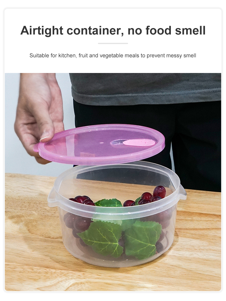 ITEM NO.3117 Factory 350ml/700ml/1350ml Microwavable Bpa Free Fridge Organizers Stackable Airtight Plastic Food Storage Containers factory