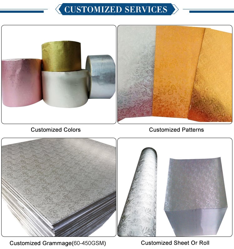 product laminated embossed aluminium foil package paper with custom glossy color-3