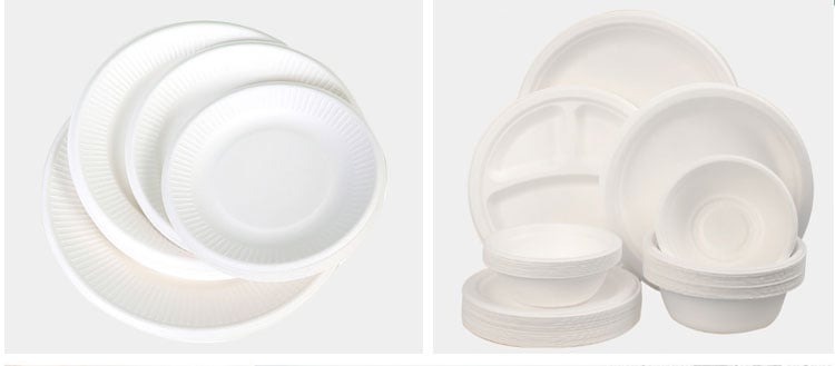Eco-Friendly Disposable Biodegradable Paper Oval Plates for Food or Fruit manufacture