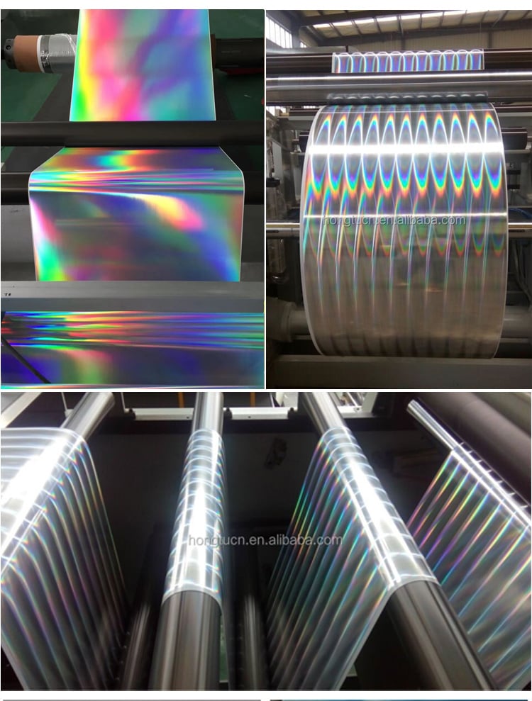 product high end laser wine package printable holographic metallized paper  paperboard-3