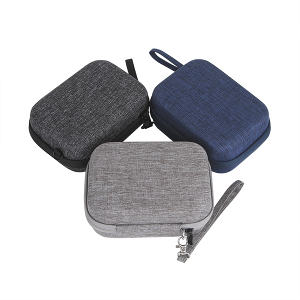 Travel worry-free with an impact-resistant EVA case for your electronics.