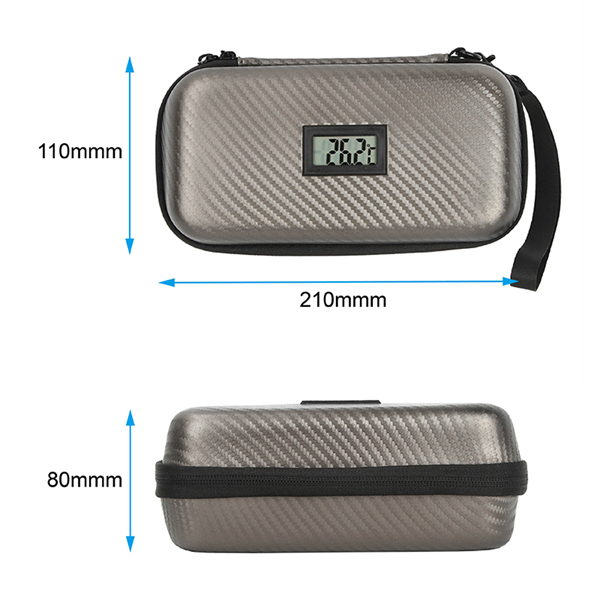Secure travel case for insulin pens and syringes