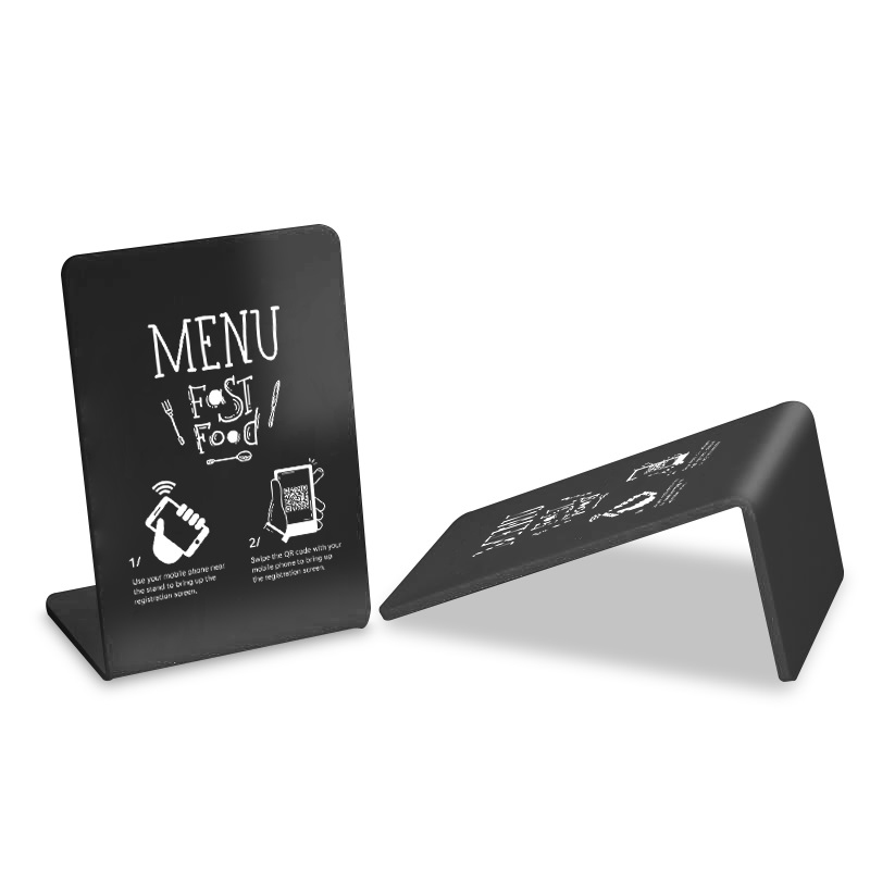 SUNLANRFID nfc google review stand 215 pvc google review gift nfc stand rfid card nfc review stand details