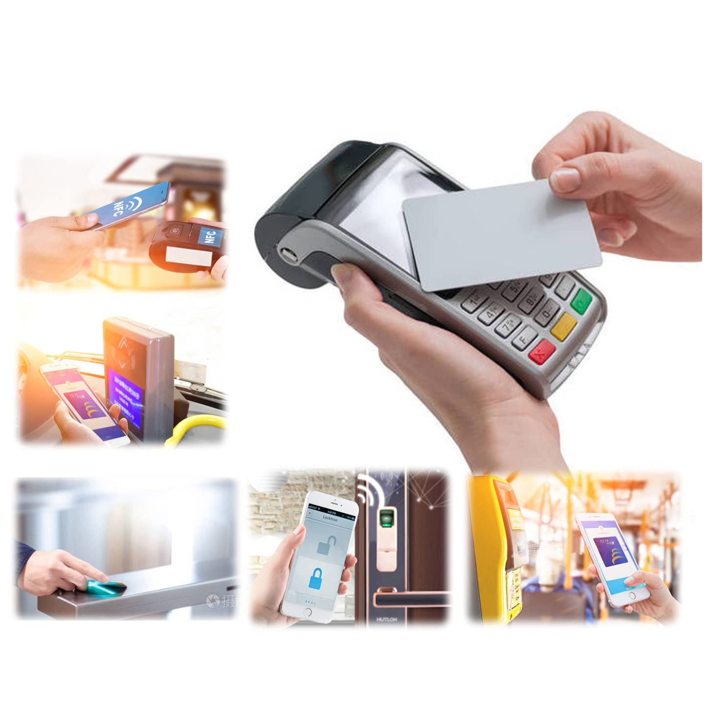 SUNLANRFID Mifare classic 1k 13.56mhz rfid blank pvc card details