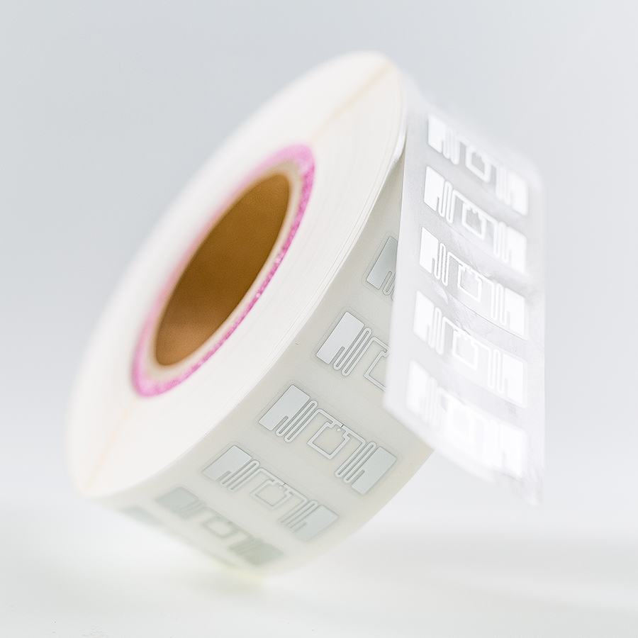 Inventory Tracking 40X15mm 860-960Mhz RFID Label Tag Printable IMPINJ MONZA R6 UHF RFID Sticker details