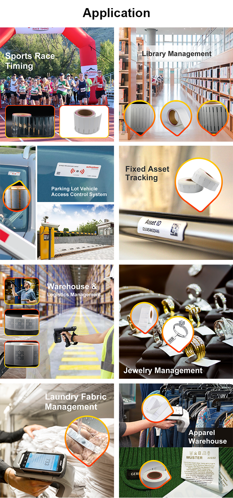 Custom Shapes PVC Passive Jewelry Tamper proof Tracking Security UHF Rfid Tag Jewellery Label supplier