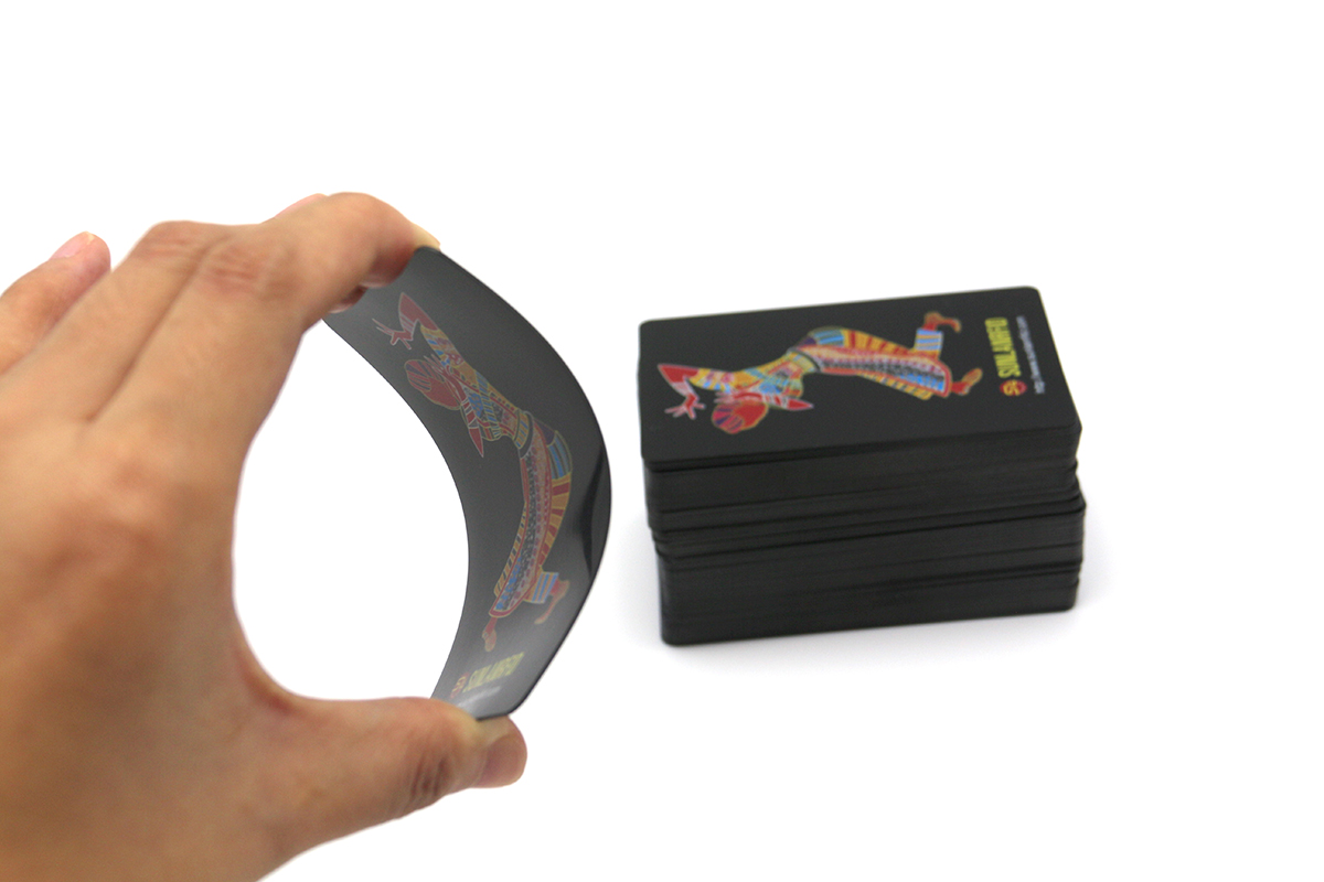 Custom RFID Blank Matte NFC Black PVC Card supplier