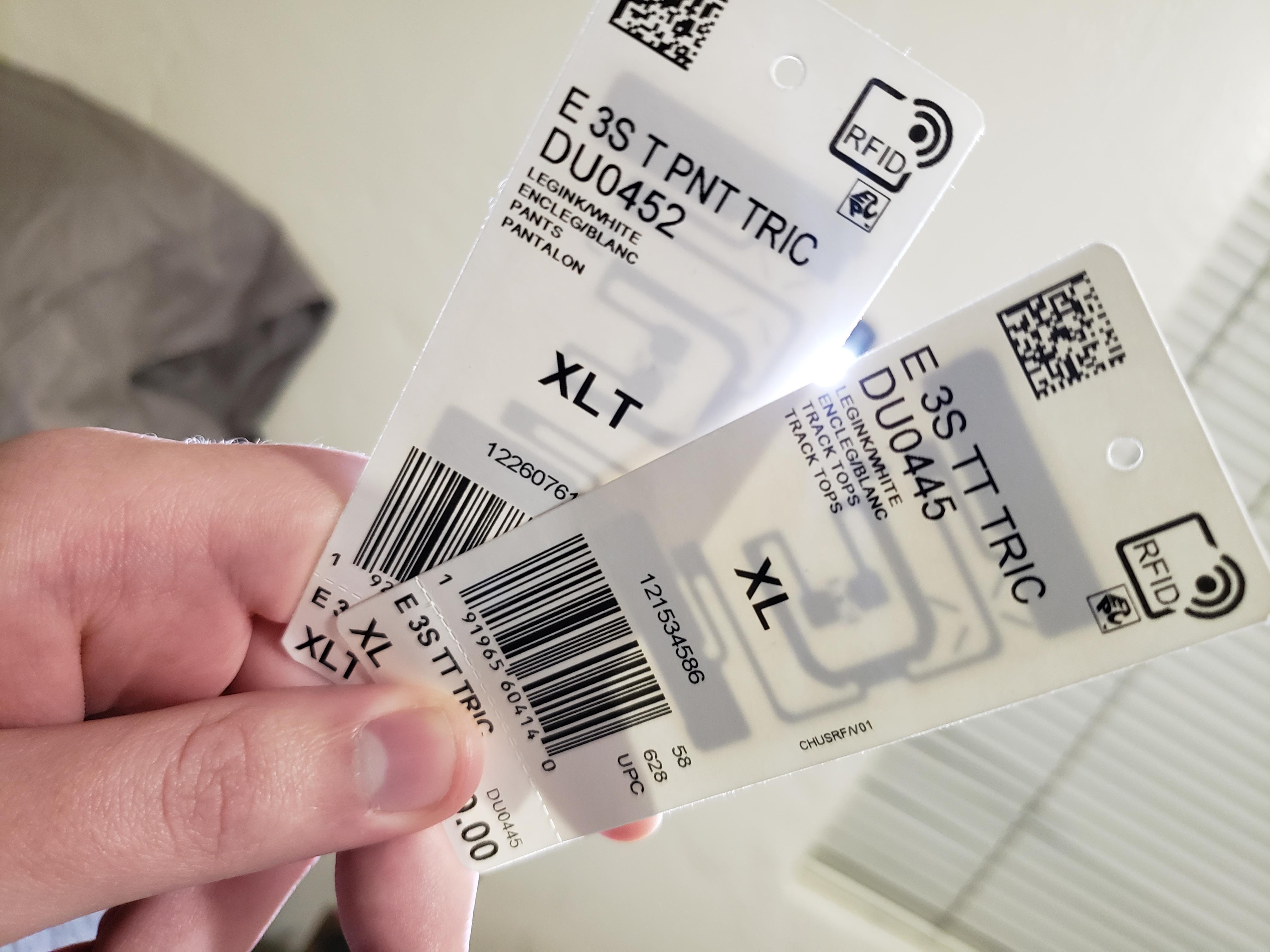 Clothing Security Tag Rfid Tags Clothes Hanging paper Christmas Hang Tag factory