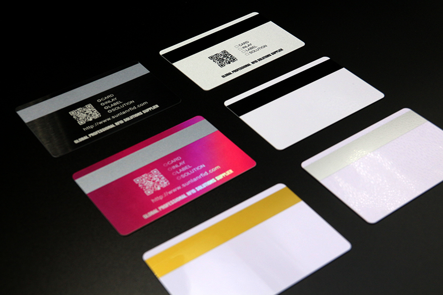 SHENZHEN Magnetic Strip Laser Printing Number QR Code RFID Blank PVC Card factory