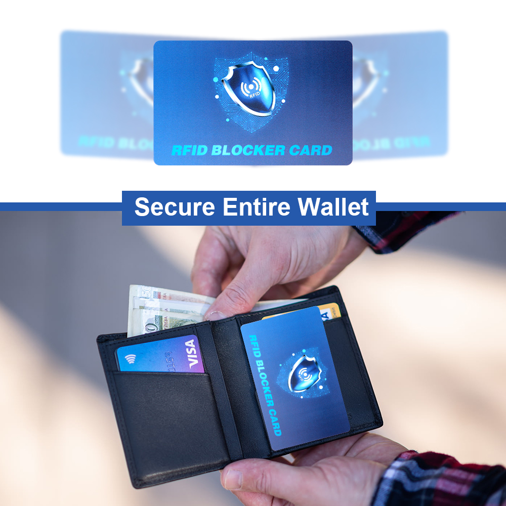 13.56mhz rfid smart petg rfid blocker card manufacture