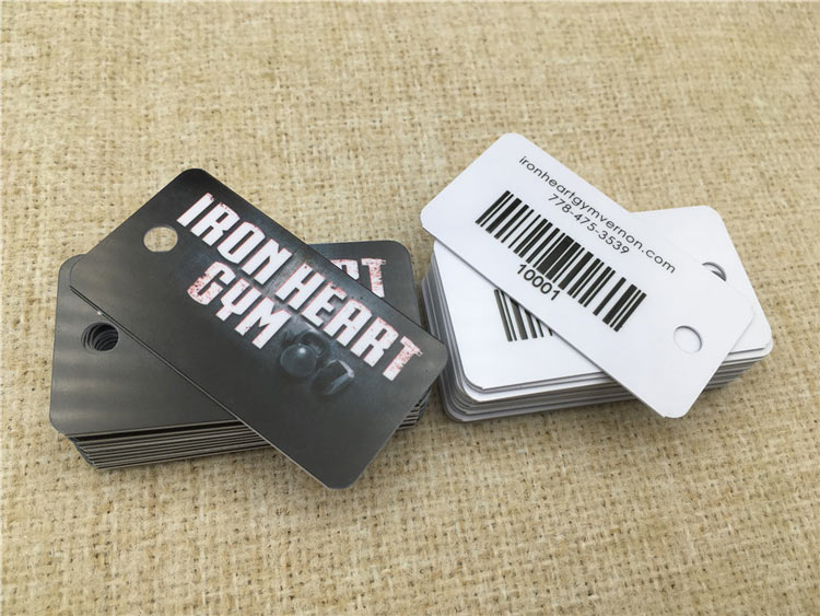 Custom Reward plastic rfid HF & UHF combo card with key rfid tag factory