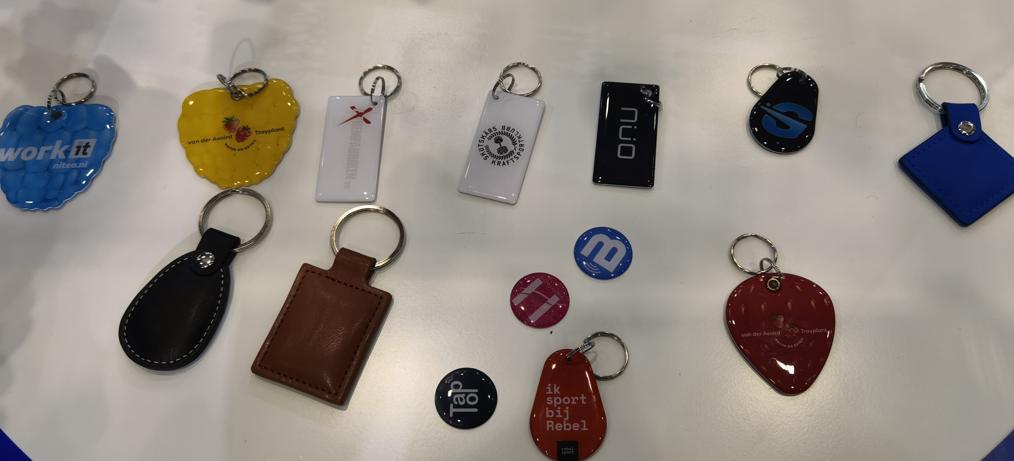 ISO14443A Metal RFID Keyfob Custom NFC epoxy key ring keyring NFC Ntag 213 13.56mhz Metal NFC Keychains details