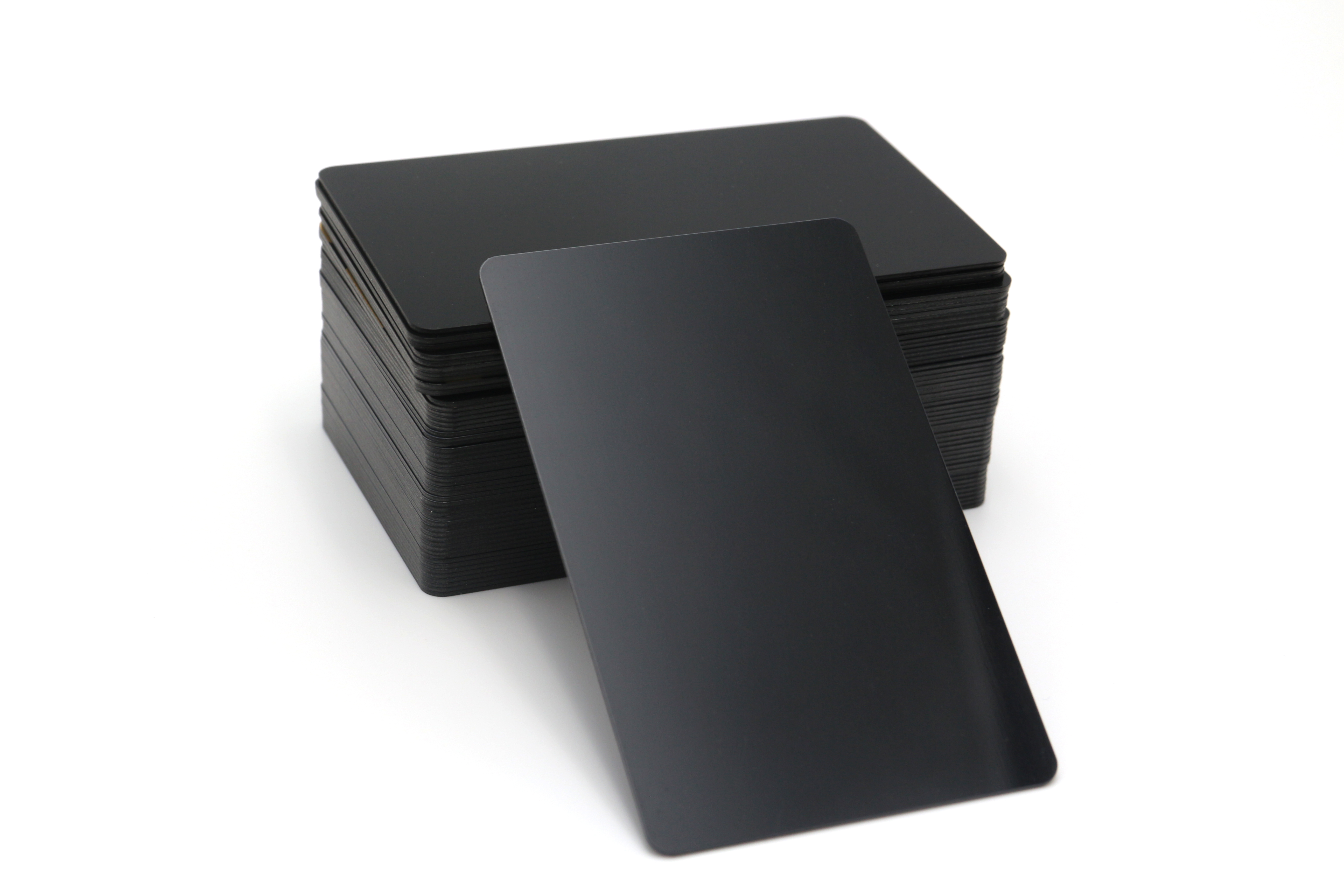 Custom RFID Blank Matte NFC Black PVC Card factory