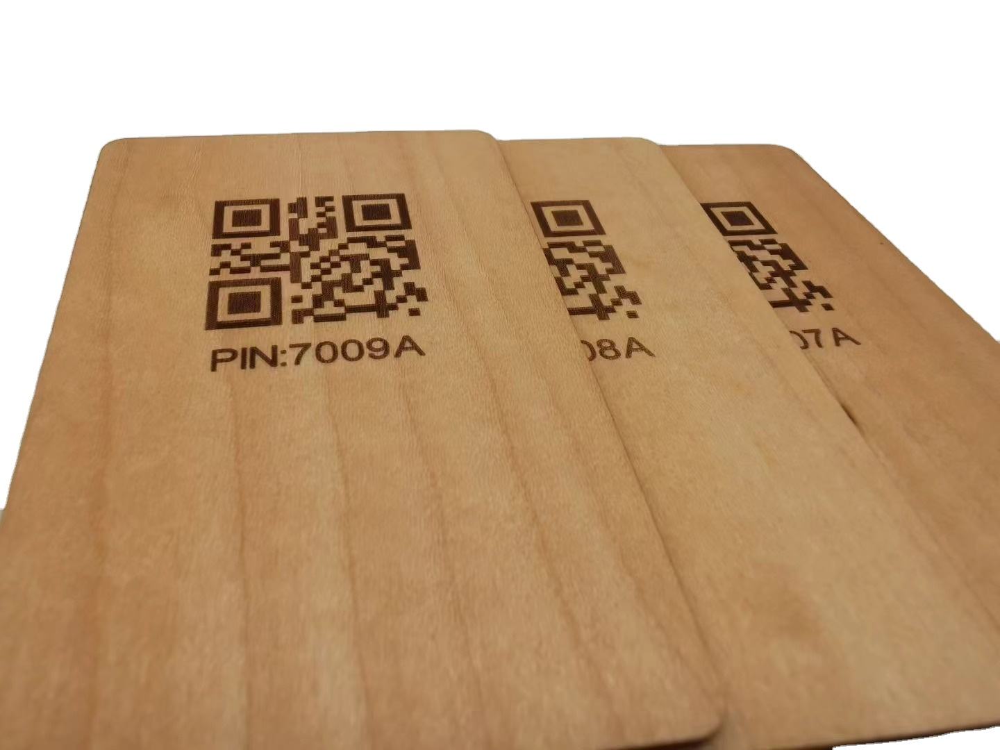 Customized Eco friendly  Blank RFID Smart Chip Card Laser Engraved NFC Wood Business Card factory