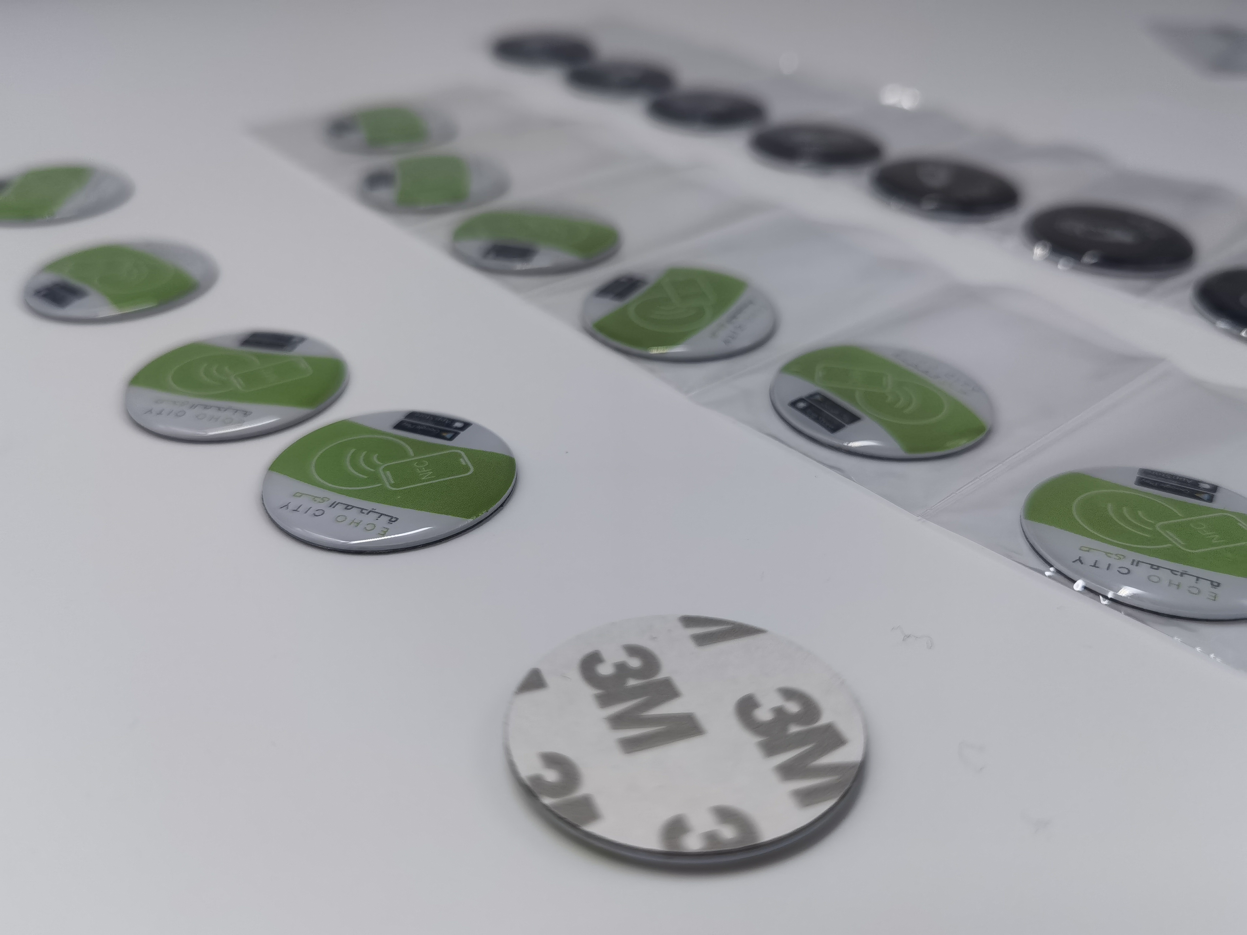 product nfc cell phone programmable high quality waterproof coin epoxy pet sticker nfc dog tag custom nfc sticker-1