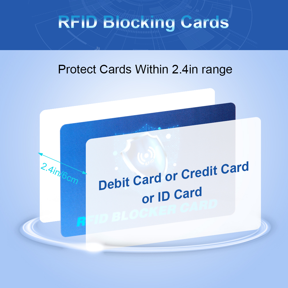 13.56mhz rfid smart petg rfid blocker card factory
