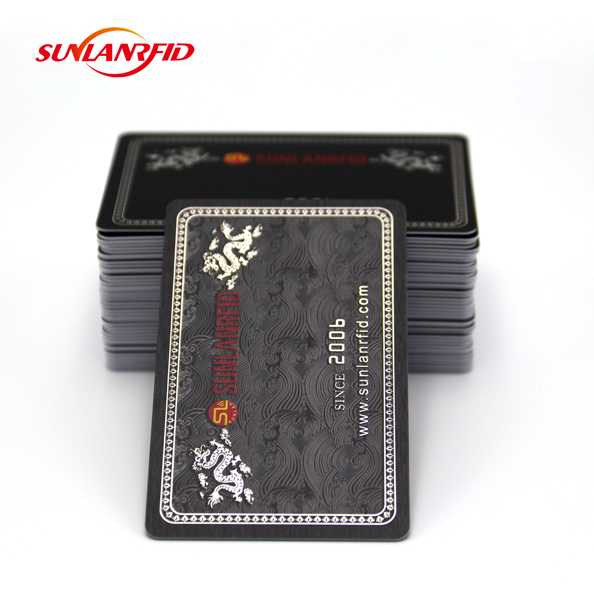 Custom RFID Blank Matte NFC Black PVC Card details