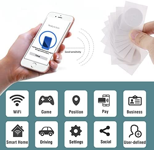 SUNLANRFID waterproof passive anti metal rfid NFC sticker tag factory