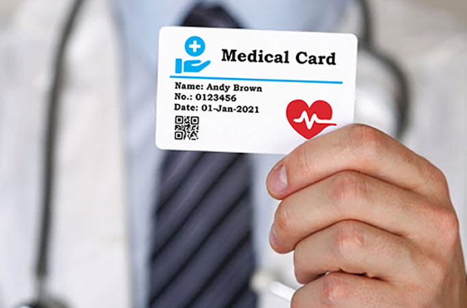 Custom Full Color PVC Patient & Hospital Smart Healthcare Medical ID Card supplier