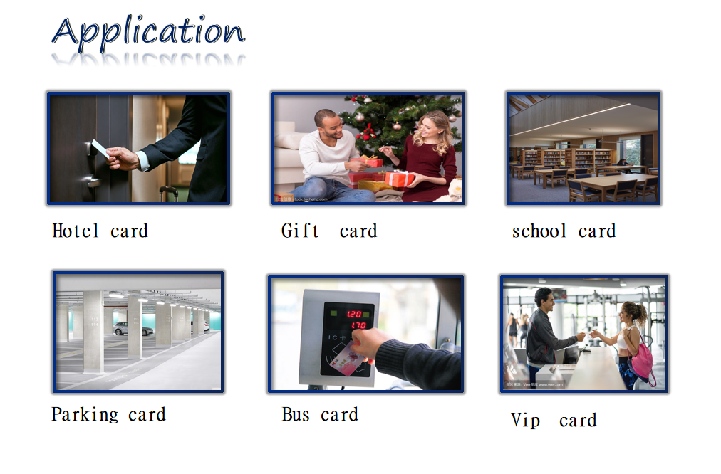 Sunlan Printable Logo Member Rfid Card Mifare(r) Classic 4k 13.56mhz Smart Card factory