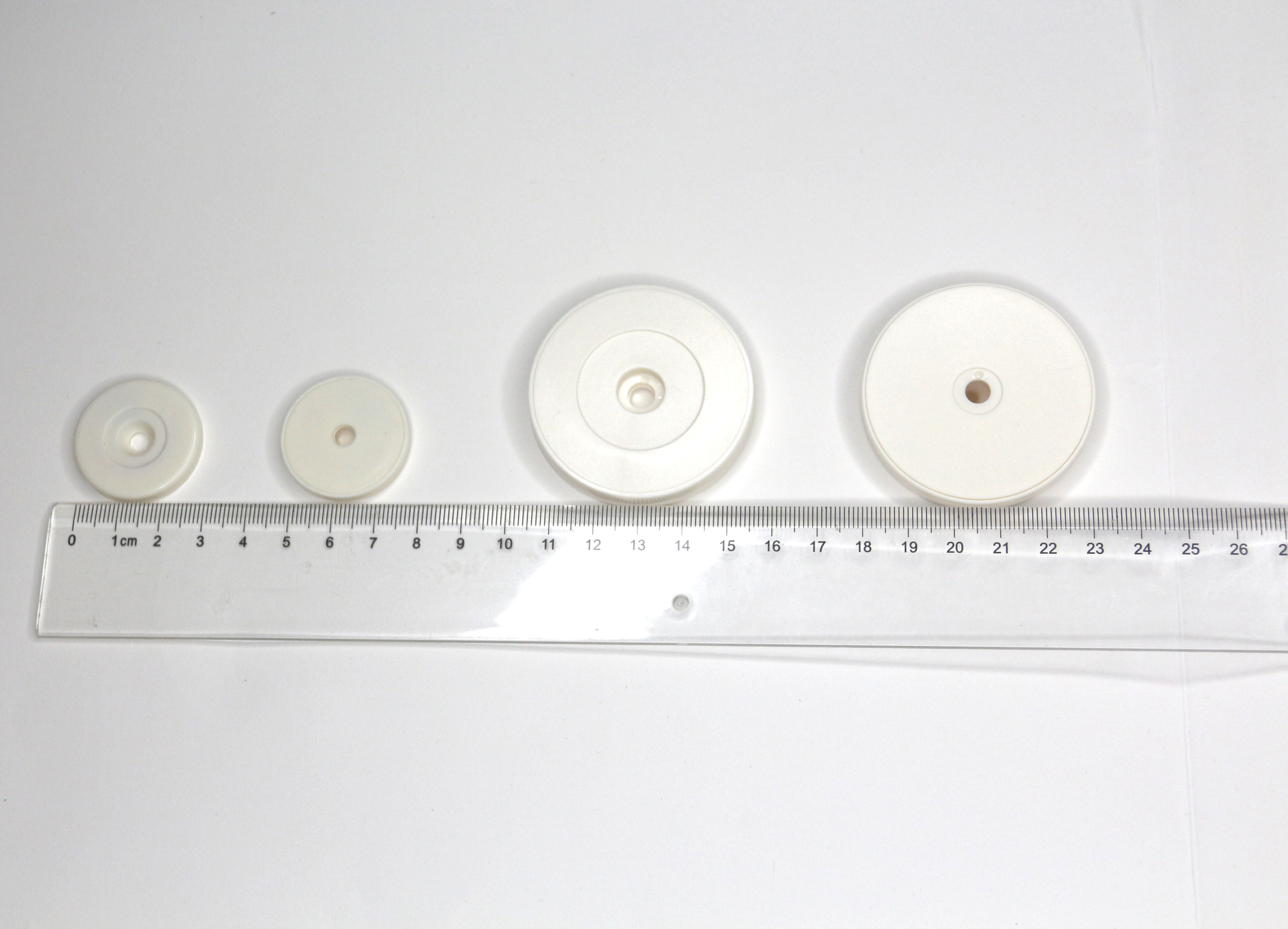 ABS 125Khz Waterproof disc tag 30mm RFID Inductive Tag Token, RFID security guard tour patrol Tag details
