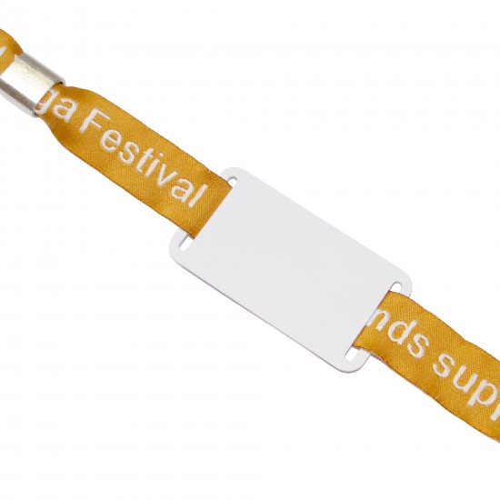 SUNLAN NT213 13.56MHz NFC Fabric Wristband One-Time Use RFID Bracelet for Enhanced Event Security and Easy Access Control manufacture