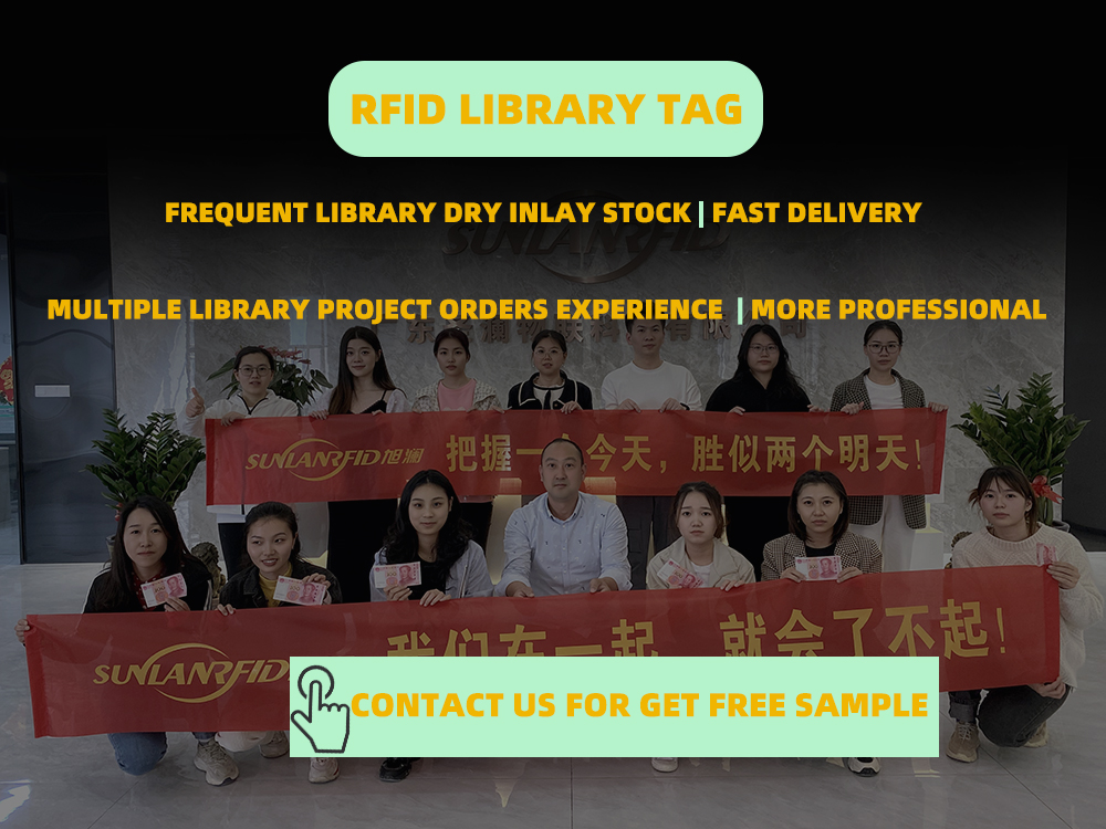 Long Range EPC Gen2 18000-6C Passive UHF Library Label UCODE 8 CHIP UHF RFID Tag Sticker for Books Tracking details