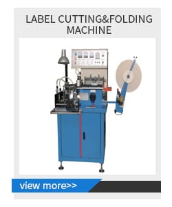 Goodfore Fashion Ultrasonic Cutter Printing Knitting Making Fold Jacquard Woven Label Machine Opener details