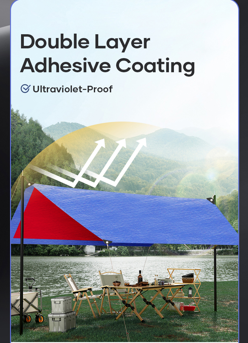 SP Agricultural Flame Retardant Ground Cover PE Woven Sheet Anti Grass Cloth Tarpaulin For Planting manufacture