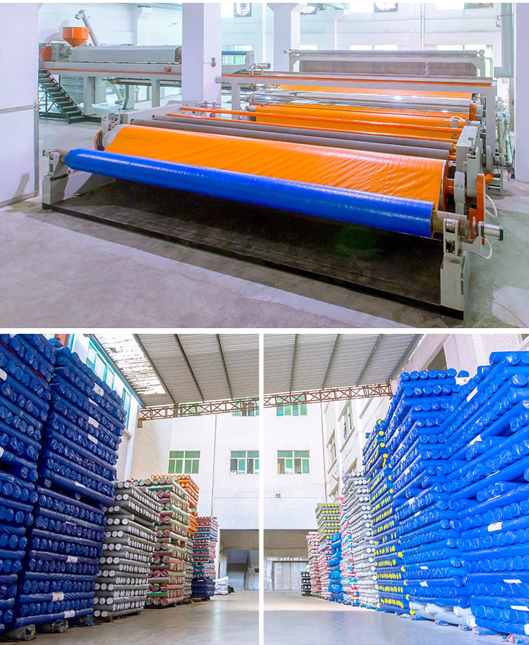 Heavy Duty Waterproof Black Polyethylene Tarpaulin Tarps for Trucks Premium Truck Coverings factory