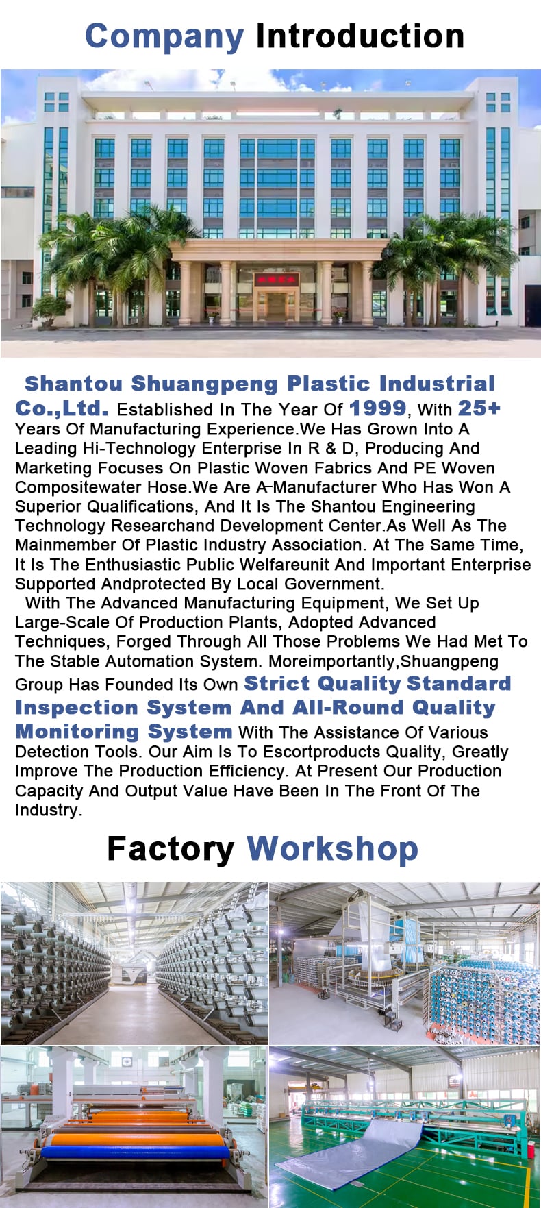 SP Agricultural Flame Retardant Ground Cover PE Woven Sheet Anti Grass Cloth Tarpaulin For Planting details