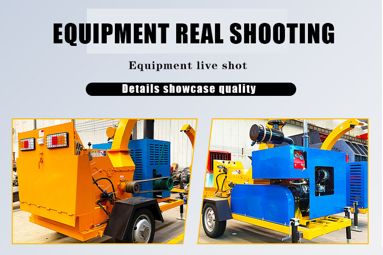 Best Selling Garden Wood Tree Branch Crusher Strong Power Log Chipper Shredder Large Mobile Wood Chipper Machine supplier