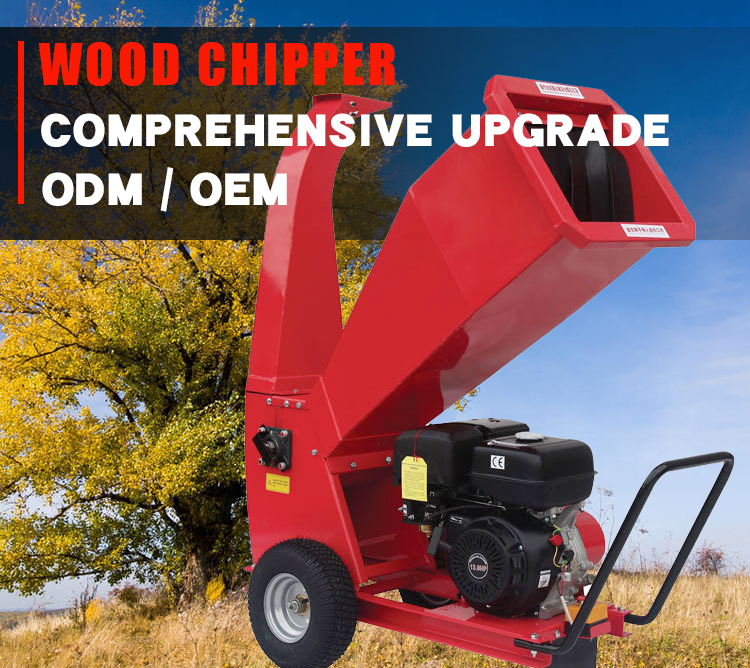In Stock Wood Shredder Gasoline Electric Start 100mm Capacity 15HP Wood shipping Machine supplier