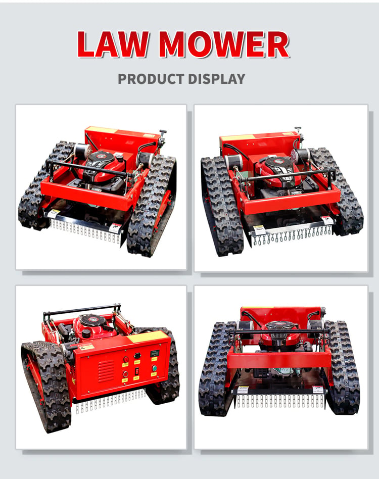 Good Quality Crawler Type Remote Control Robot Diesel Engine Lawn Mower manufacture