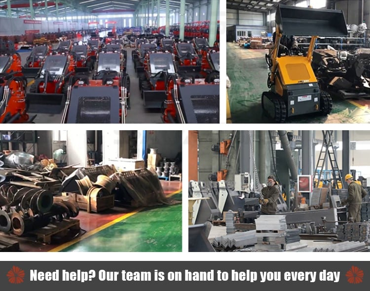 Hot Sale Cheap Wheel Loader Engine Skid Steer Loader Attachment Mini Skid Steer Diesel Loader manufacture