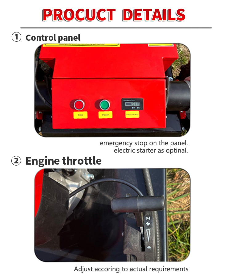 Good Quality Crawler Type Remote Control Robot Diesel Engine Lawn Mower supplier