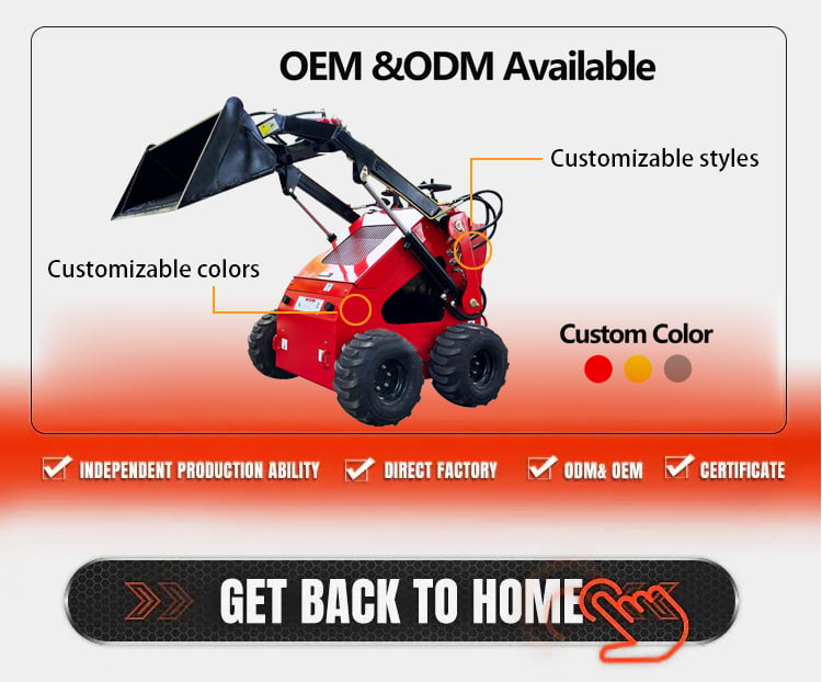 Hot Sale Cheap Wheel Loader Engine Skid Steer Loader Attachment Mini Skid Steer Diesel Loader supplier