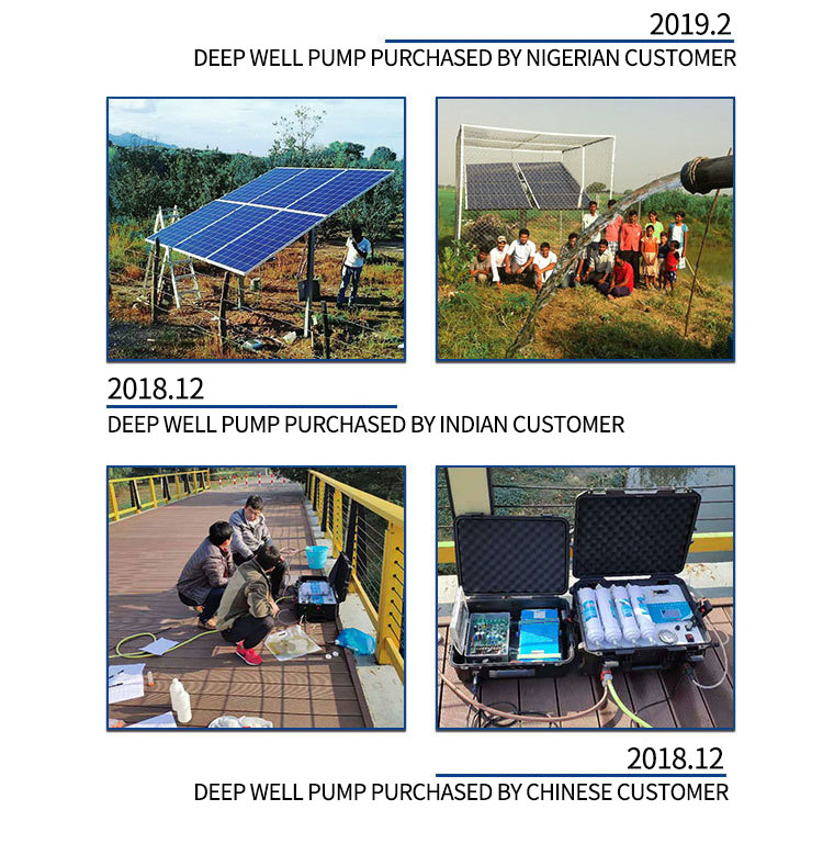 1100w 3inch Submersible Solar Water Well Pump Kit Screw Borehole Solar Water Pump manufacture