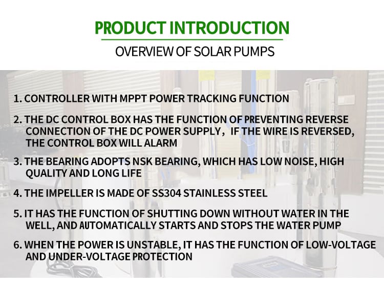 Anglong Factory Solar Submersible Pump Large Flow Agricultural Irrigation Dc Deep Well Pump supplier