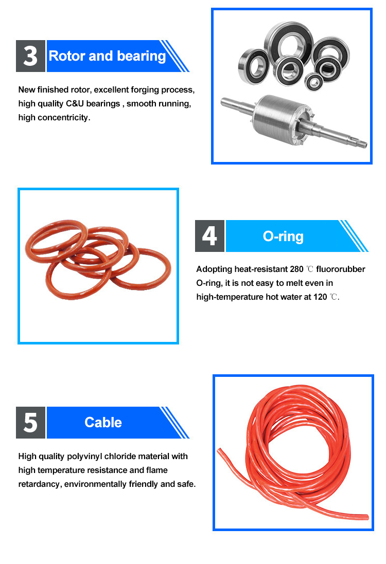 High Temperature New Type Submersible Pump For Fishing Farming Equipment supplier