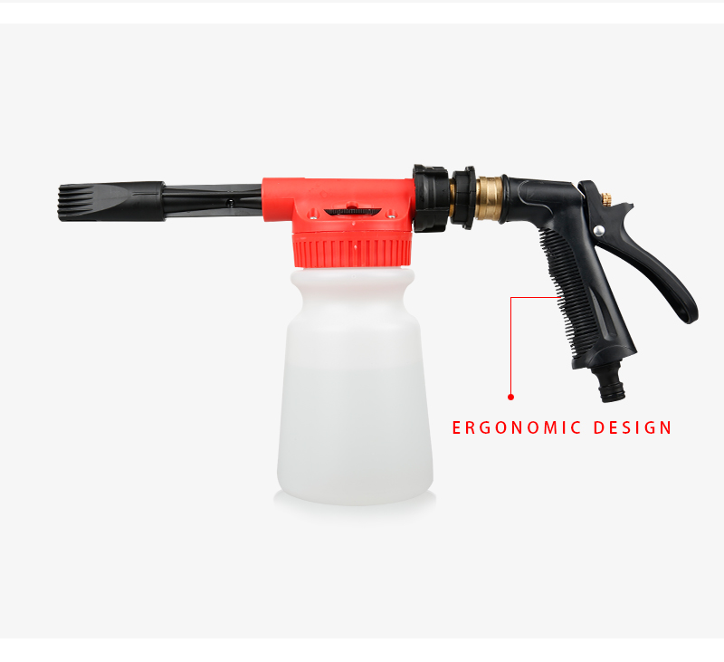 SPS Car Wash Cleaning Tool Foam Gun Sprayer 4 Color Hose Low Pressure Snow Foam Lance supplier