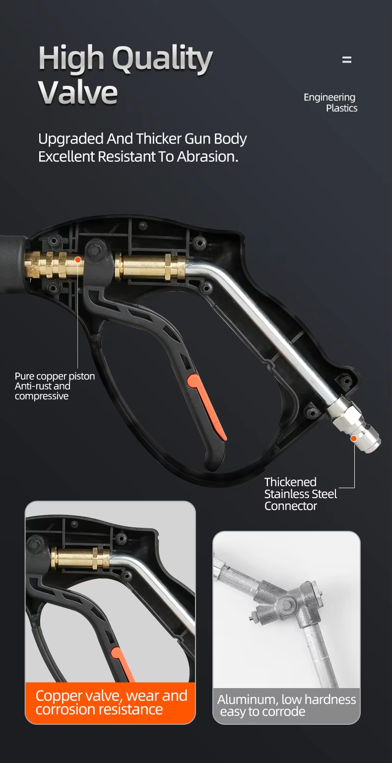 SPS 4200PSI High Pressure Car Washing Jet Spray Water Gun Agriculture Pressure Washer Gun details