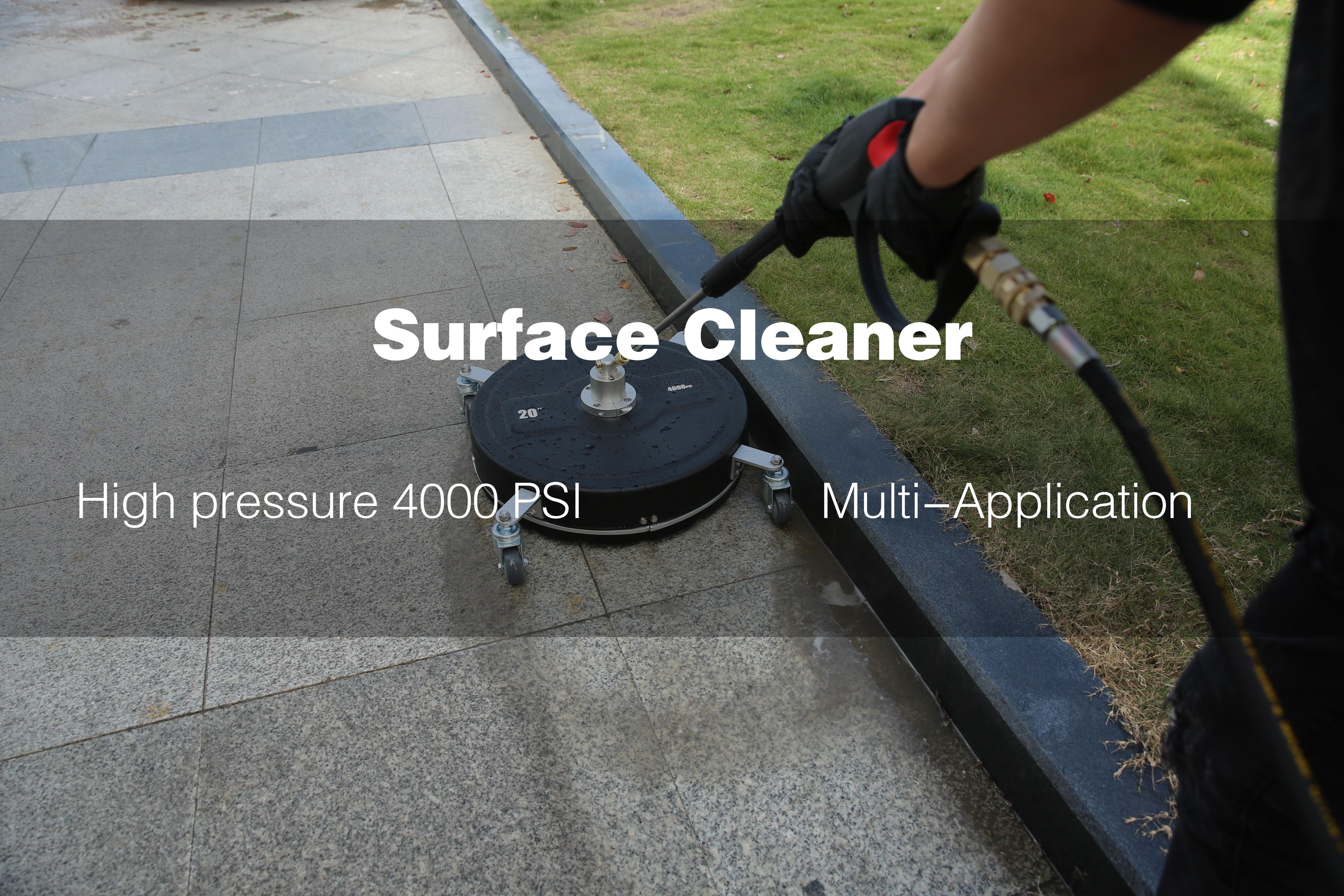 4000 PSI 20" High Pressure Washer Road Surface Cleaner With Extension Wand Attachment details