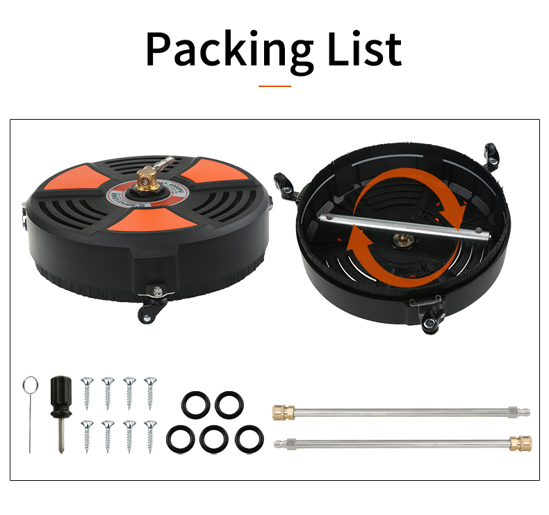 SPS 4000PSI Ground Cleaning With Extension Wand High Pressure Surface Cleaner Floor Cleaning supplier