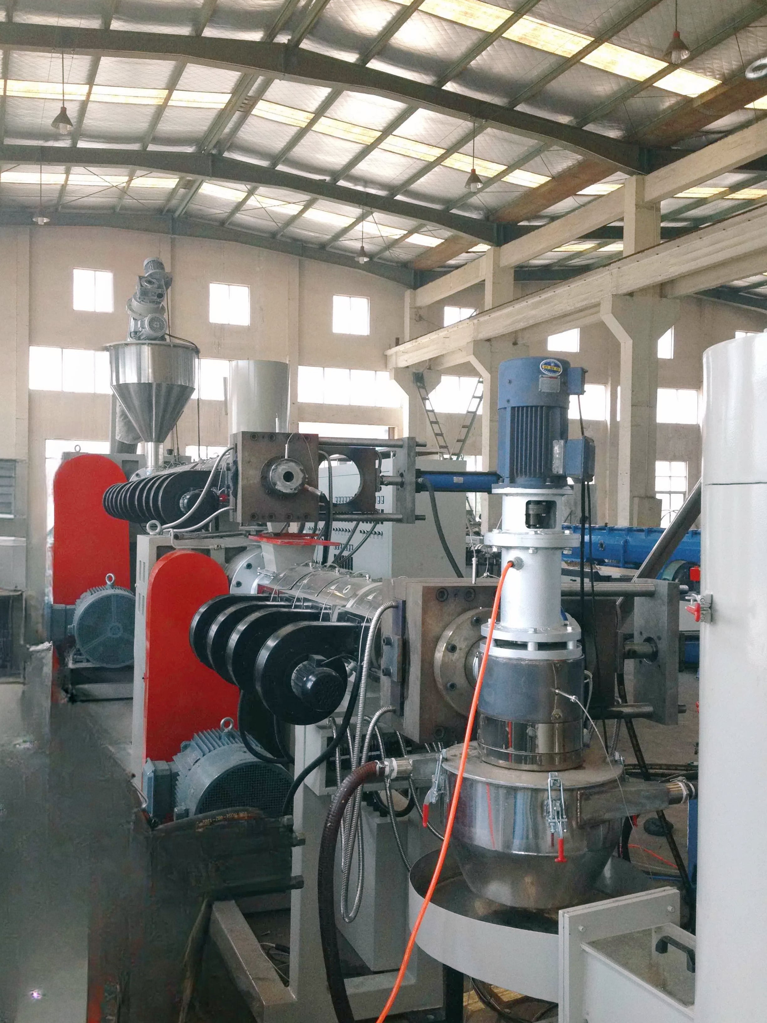 PP PE Hard Material Water Ring Die Face Cutting supplier