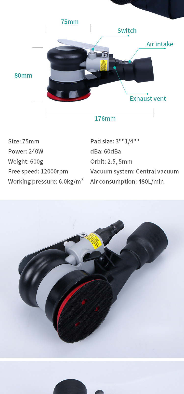 Karjoys Electric Car Grinding Machine Professional Waxing Machine Hand-held Car Polisher factory